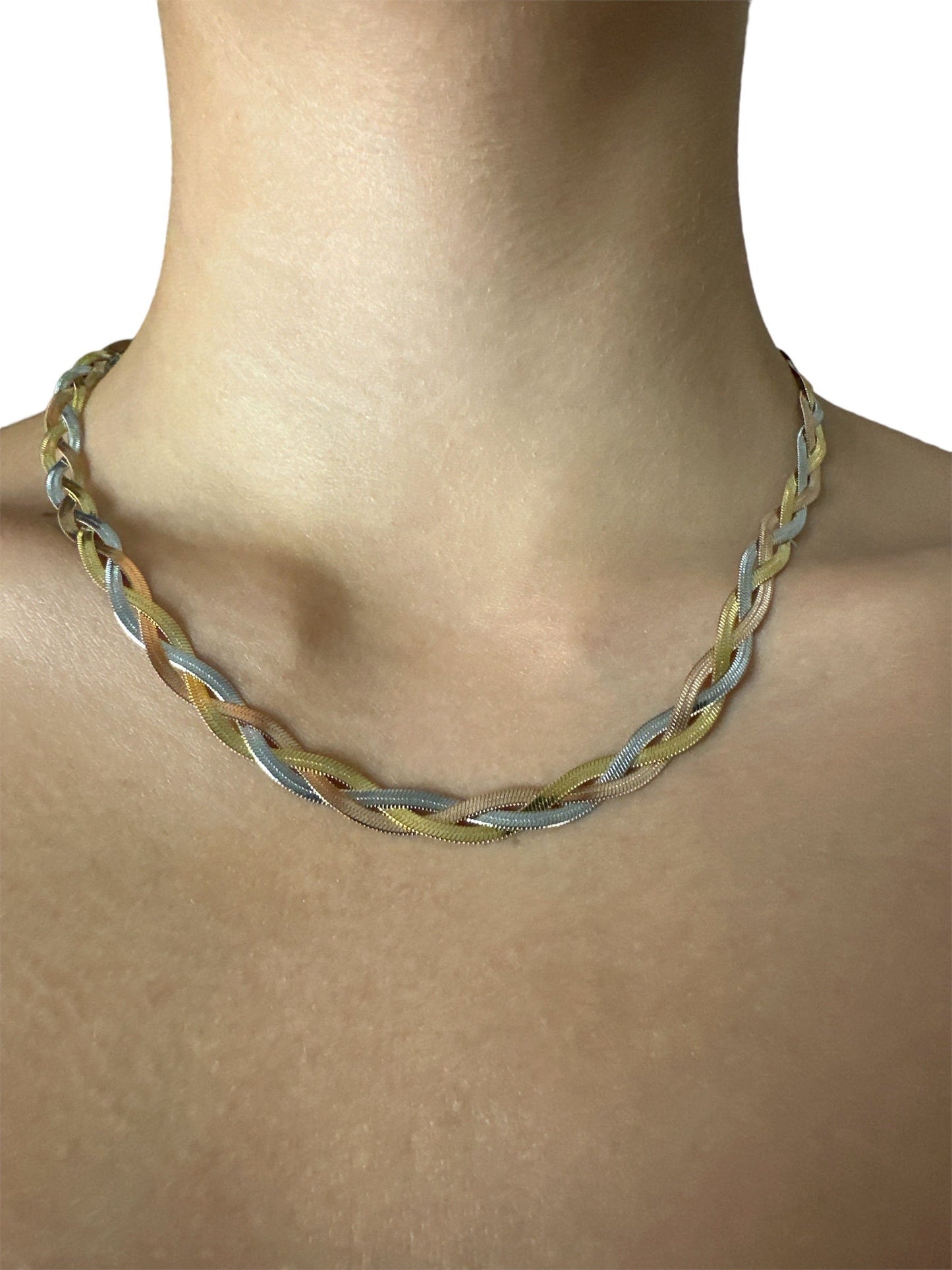 Halsband Flätad Mix