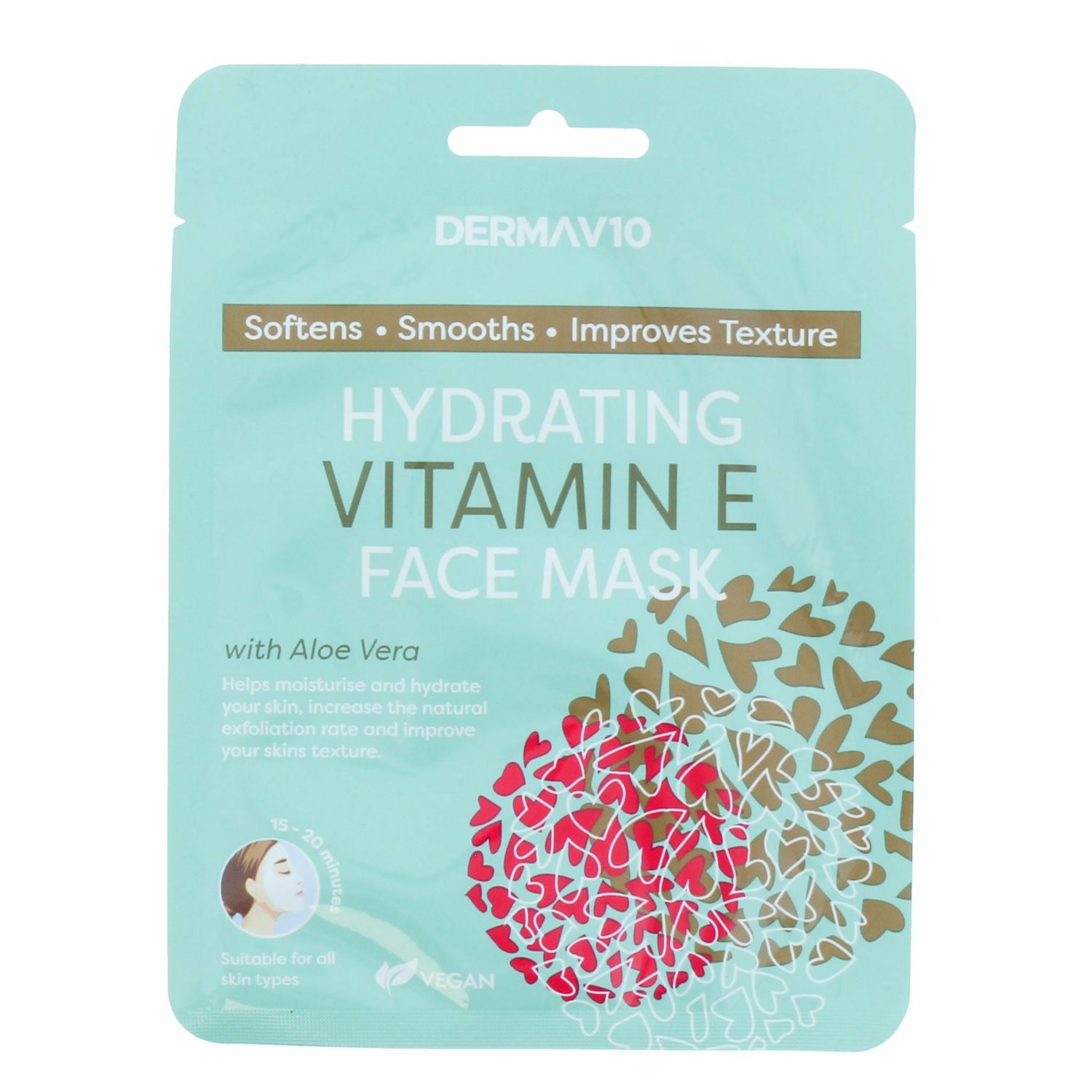 Hydrating Vitamin E Face Mask-Hudvårdsmasker och peeler-DermaV10-seaonalhome.myshopify.com