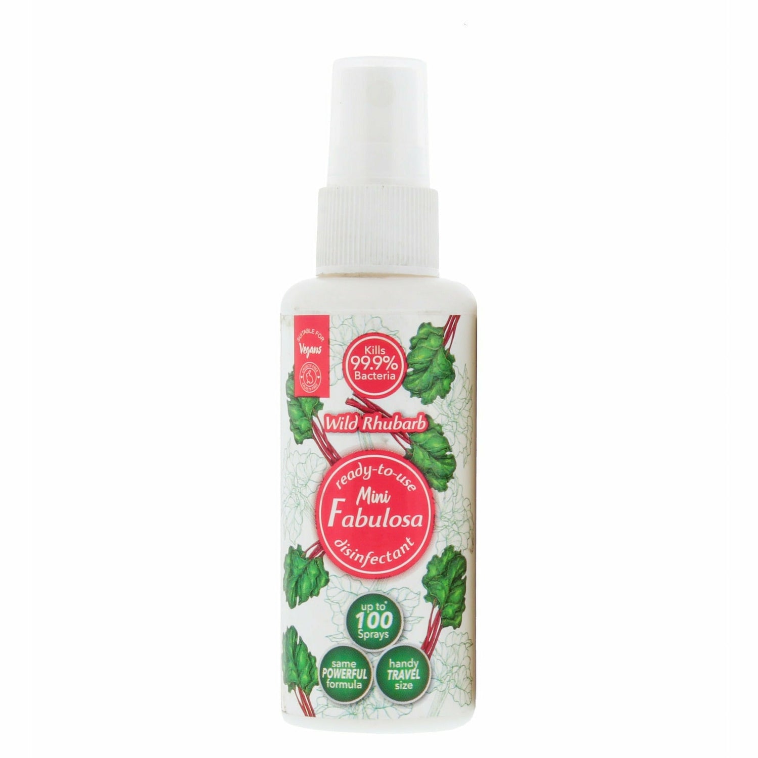 Fabulosa Desinfektionsspray - Rabarber 60 ml-Desinfektionsmedel för hemmet-Fabulosa-seaonalhome.myshopify.com