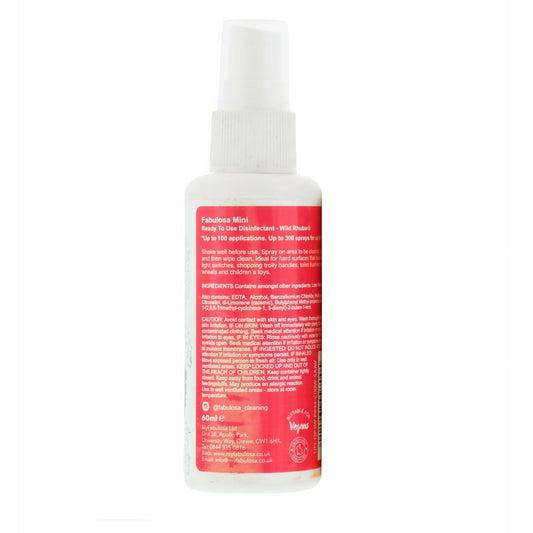 Fabulosa Desinfektionsspray - Rabarber 60 ml-Desinfektionsmedel för hemmet-Fabulosa-seaonalhome.myshopify.com