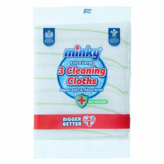 Minky Extra Large Cleaning Cloths 3-Pack-Städ-Minky-seaonalhome.myshopify.com