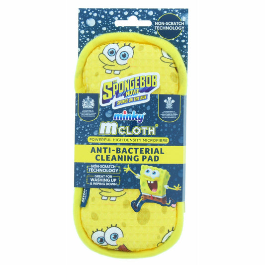 Minky Mcloth Anti Bacterial Cleaning Pad Spongebob-Städ-Minky-seaonalhome.myshopify.com